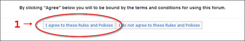 Accept Forum Rules and Policies