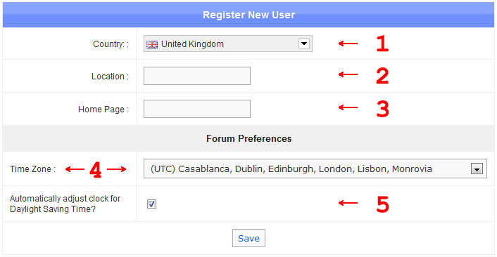 Register New User - Step 2